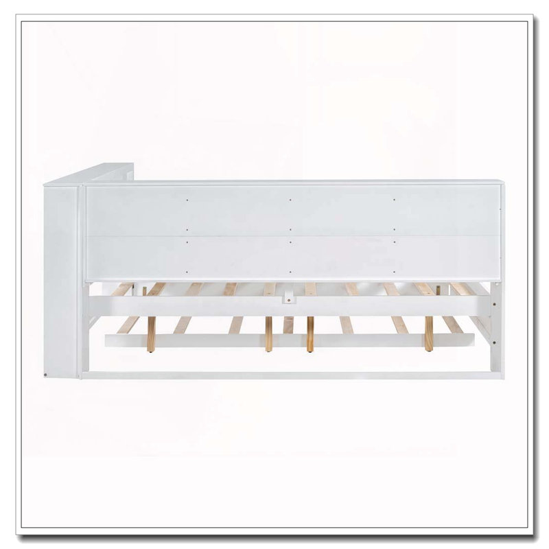Wooden Full Size DayBed with Twin Size Trundle