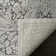 Tapis oriental gris foncé / crème Calidia