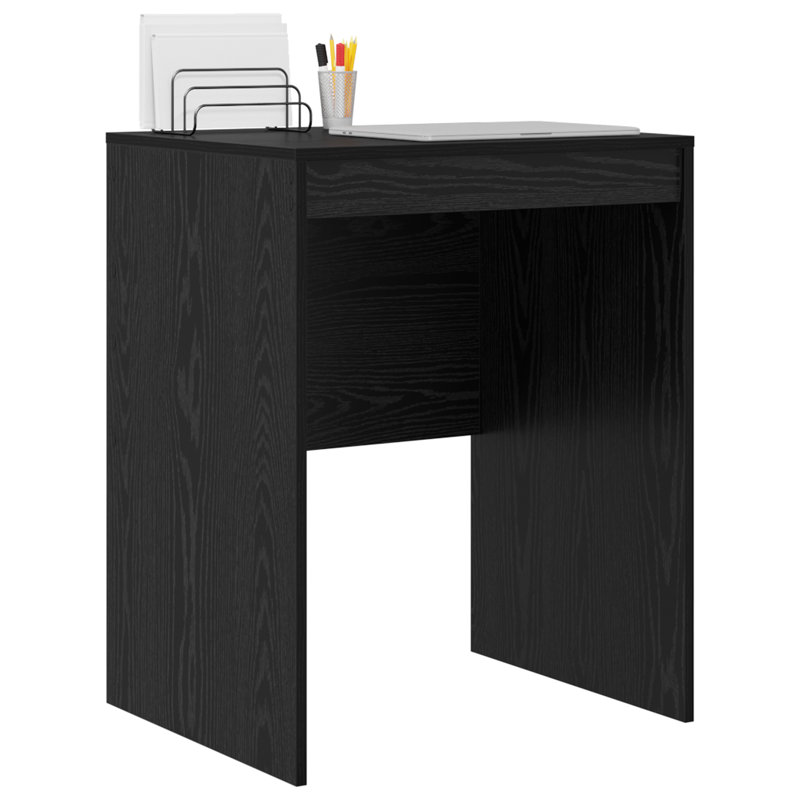 Writing Desk Particle Board 76 Cm, Black Oak, 76cm H x 60cm W x 50cm D