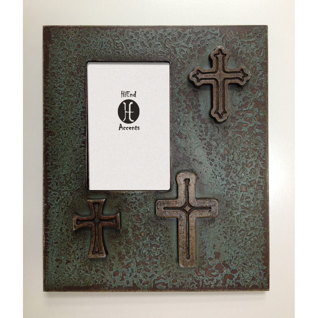 Wood Embossed Picture Frame (Set of 2) Paseo Road by HiEnd Accents 