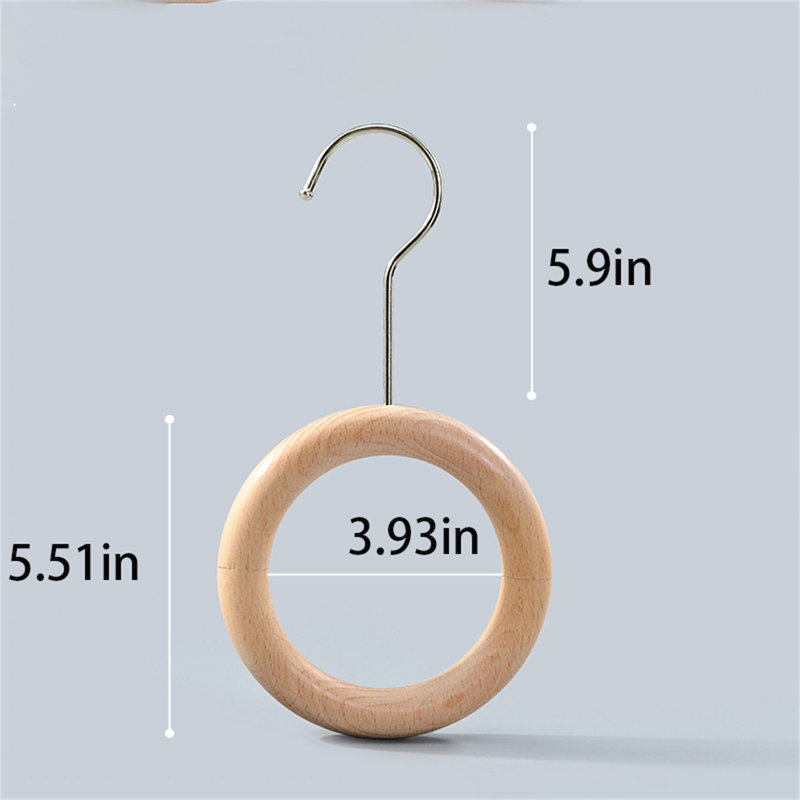 Cintre pour écharpe en bois Silkcircle, 30