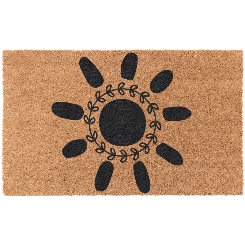 Non-Slip Outdoor Doormat, Black 