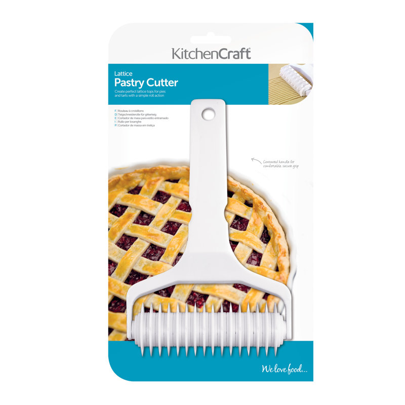 Lattice Pastry Roller in White