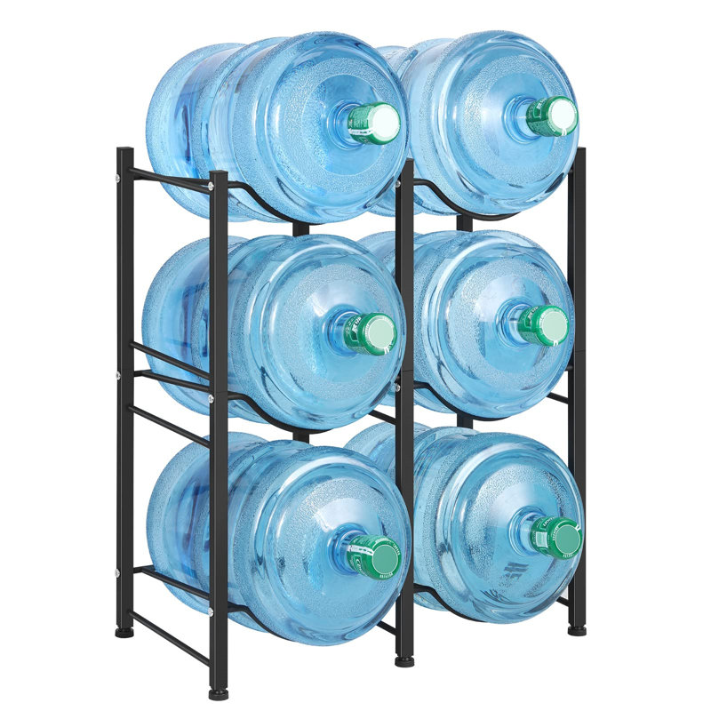 24.8'' W Metal Shelving Unit, Black
