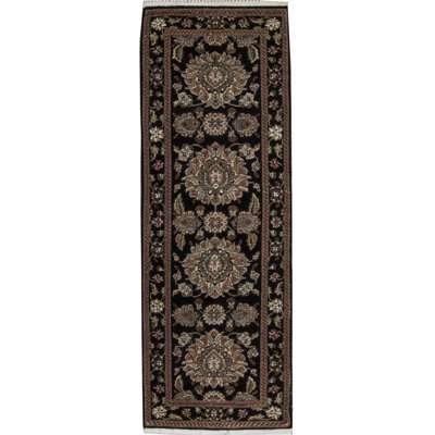 Hand-Knotted High-Quality Beige Runner