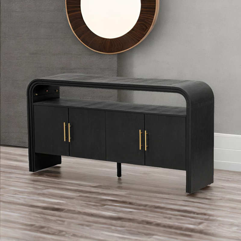 Buffet élégant, Noir, noir, noir, noir