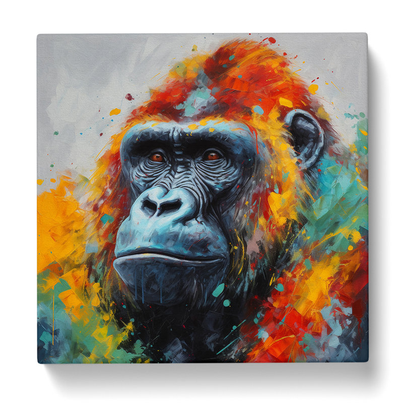 Gorilla Colour Field Painting - Print