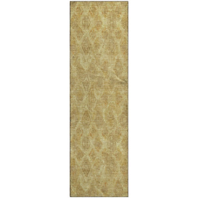 Premium Machine Washable Cerrito Gold Rug