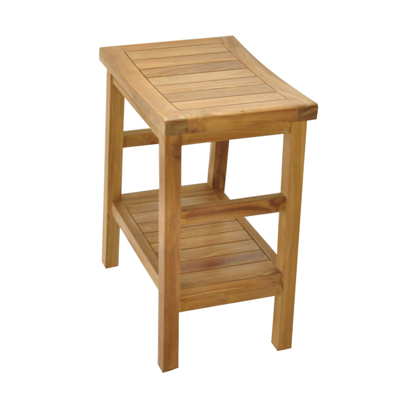 Banc de douche l 30" teck Whitman