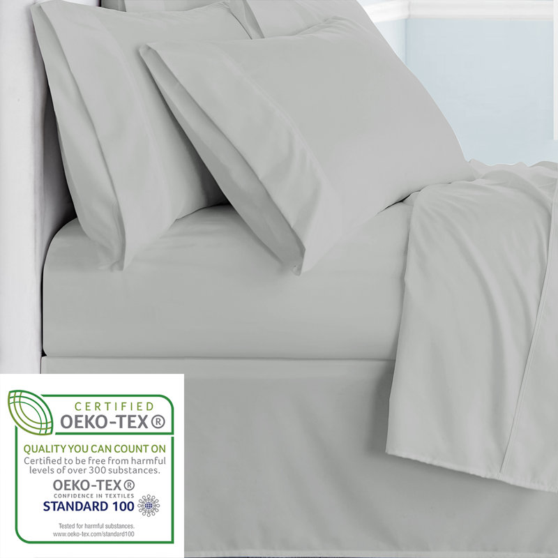 Drap-housse en microfibre Swift Home, Argent