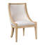 Chaise parsons sans assemblage avec structure en bois massif et finition en bois massif