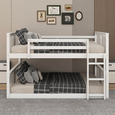 Full Over Full Bunk Bed With Ladder