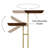 60'' Brown LED Tree Floor Lamp