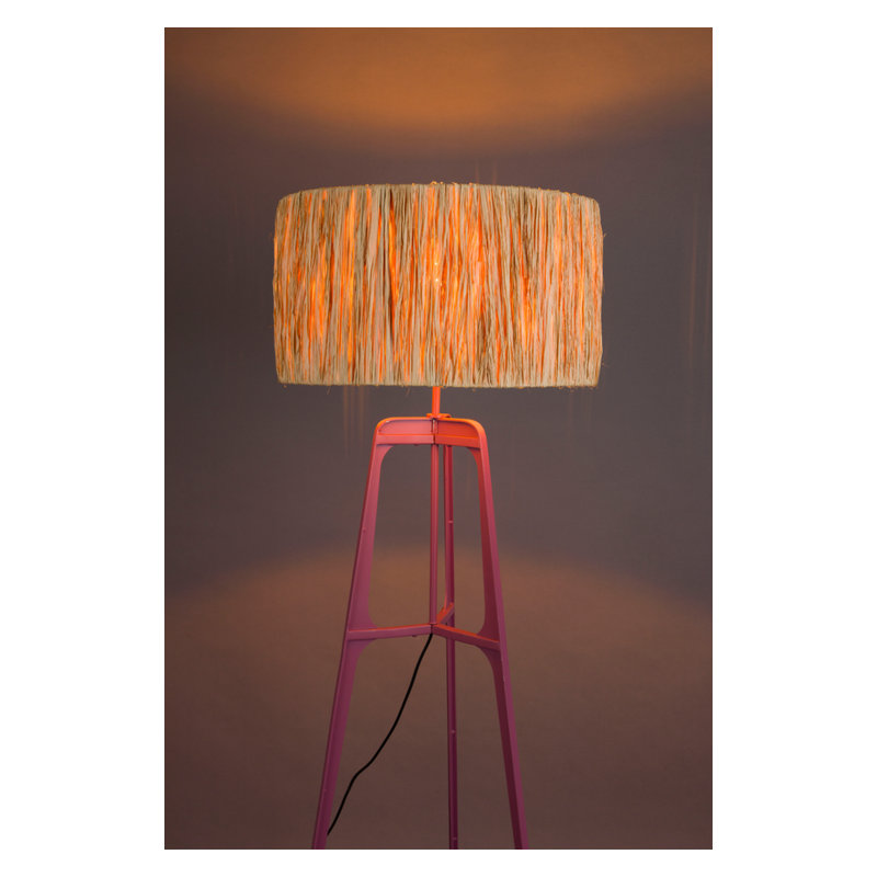 Afra Tripod Floor Lamp, Plum