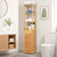 Bamboo Freestanding Linen Cabinet