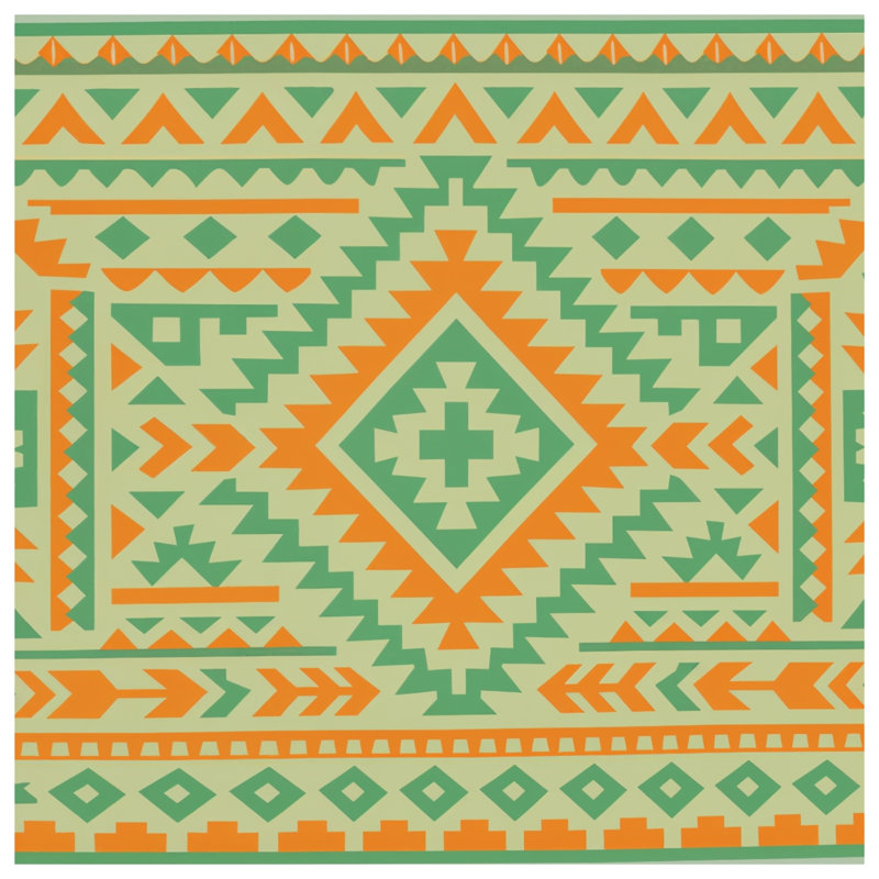 Couvertures à motif géométrique Southwestern, 60in W x 80in H