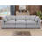 Modular 3-Seat Sofa Soft Comfort Cloud Couch, Wide Seats, 2 Arm Pillows & 2 Toss Pillows-257667992