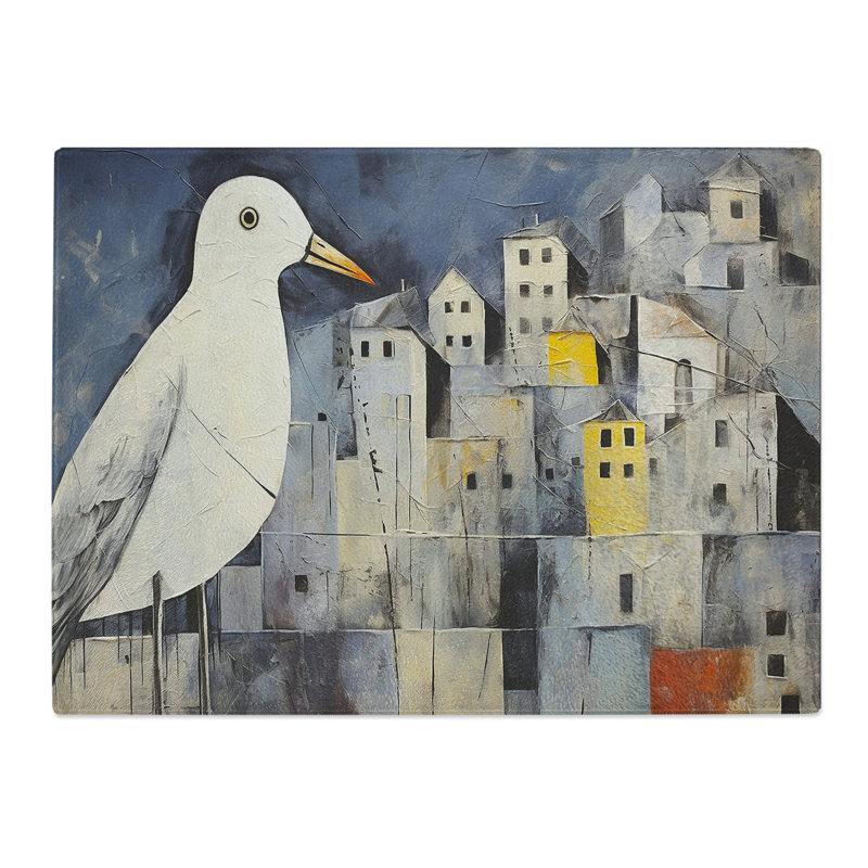 Seagull Contemporary  Glass Chopping Board