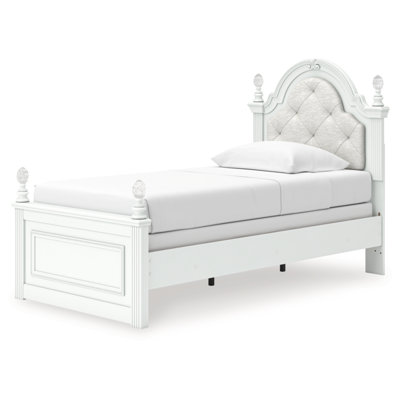Jaekob Twin Upholstered Panel Bed