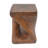 Twist Shape Side Table, Wood-Like Texture-1650353347