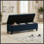 Banc rembourré avec rangement rabattable-1391029282