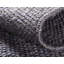 Tapis gris en jute tressé à la main Jolie-40279013
