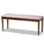 Polyester Blend Upholstered Bench-1615121031-1615121024