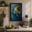 Masked Fish Modern 1 Piece Wrapped Canvas Wall Art-1580845067-1580845076