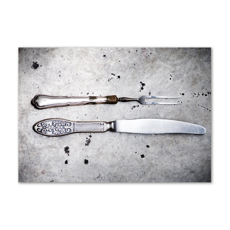 Cutlery - No Frame Print on Canvas