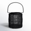 Wire Tabletop Candle Black Lantern with Handle for Indoor and Outdoor Use-1591451105