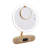 Melody 9 Inch Round Duotone Makeup Mirror with Speakers and Touch Sensor, Adjustable LED Light-251249091