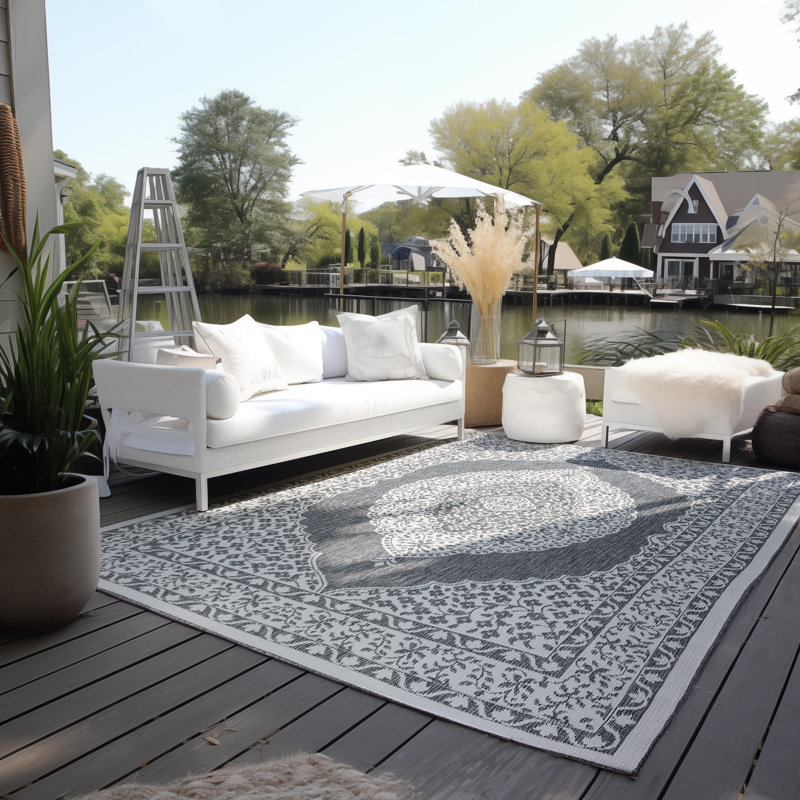 Gemini Ornamental Area Rug, Rectangular 120 x 170cm