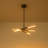 Jayshan 6 - Light LED Sputnik Modern Linear Chandelier
