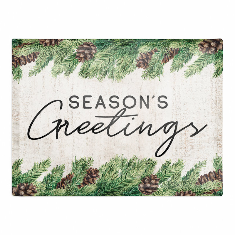 Napperon de 14,5 po farthin Seasons Greetings
