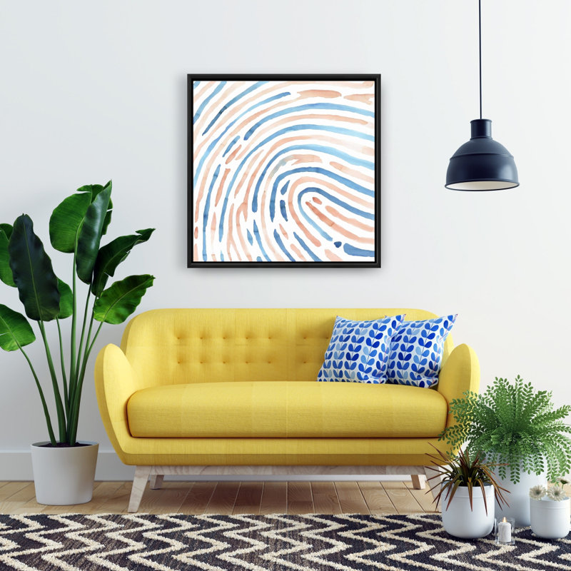 Empreinte sur toile