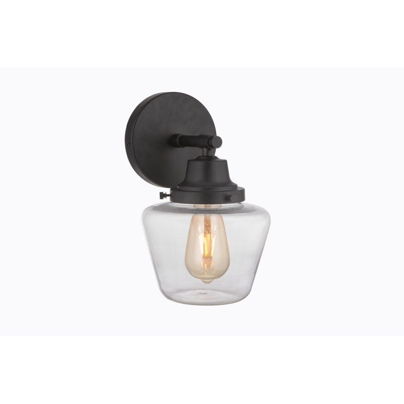 Parc Armed Sconce, Flat Black