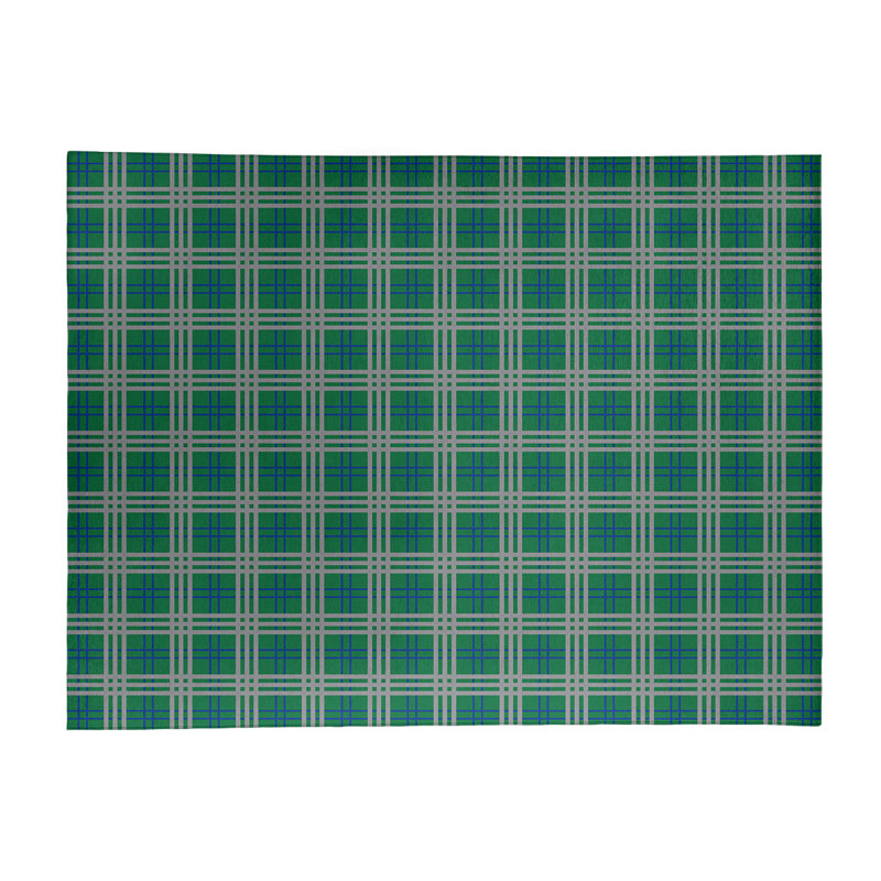 Plaid Indoor Rug, Rectangle 8' x 10'