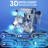 2025 3D Massage Chair Full Body - SL Track Zero Gravity Massage Chair Recliner with Calf and Foot Rollers, AI Voice Control, LCD Screen, Quick Access Buttons-1704631582
