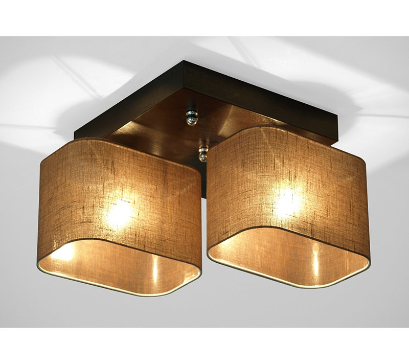 Gonzalez Semi Flush Mount, Silver/Purple, White