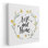 «Happy to Bee Home Words IV», reproduction d'art sur toile
