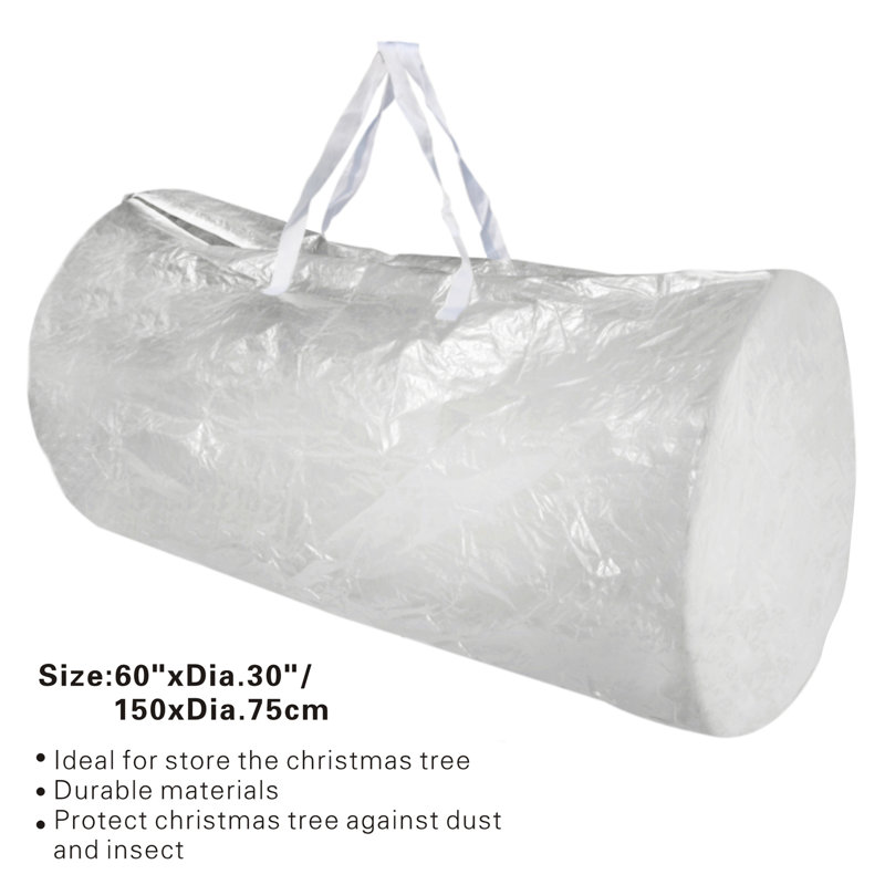 Grand sac de rangement pour arbre de noël artificiel rond très résistant