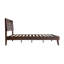 Lit plateforme en bois massif Diamonr Mid-Century avec tête de lit Diamond-480325772-480325774