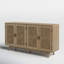Meuble télé en bois manufacturé de 56,8 po de largeur-1885978745
