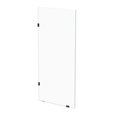 Mortix Spacious Easyclean Shower Screen - Tool-Free Fixed Panel, 10Mm(3/8'') Tempered Glass (32"W × 78"H)