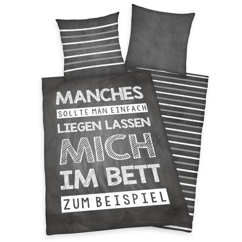 Slogan Duvet Cover Set