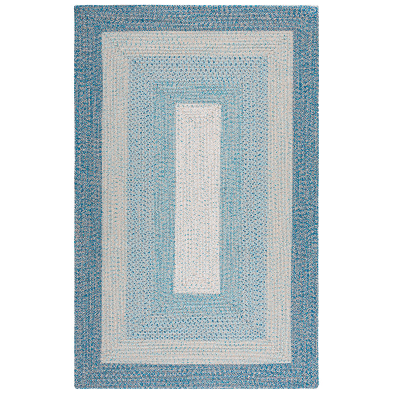Rotella Woven Performance Machine Washable Performance Chevron Indoor/Outdoor Area Rug, Rectangle 5' x 8'