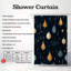 Rideau de douche Snowy Night - Premium-1209908666