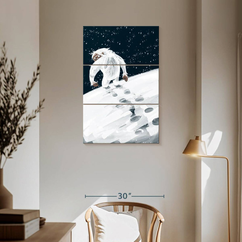 Brampt Monster Yeti, 57" H x 36" W