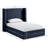 Kendall Wanaque Velvet Upholstered Bed-1761687918-1761687905