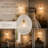 Oyisen Hanging Lamp Plug in Braided Adjustable 14Ft Light Cord Plug in Pendant Light 9.8 Inch Glass Lampshade Hanging Ceiling Light Kitchen Island On/Off Switch Hanging Lights-2018730699-2018730696-2018730704